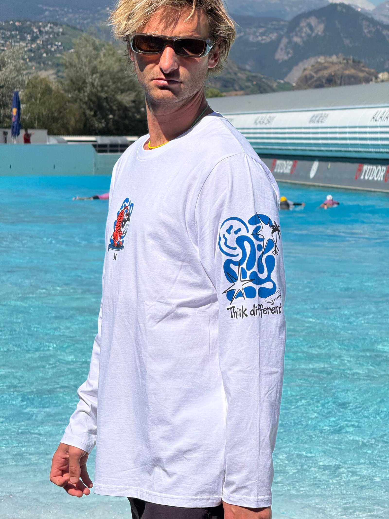 Hurley x Pat Burgener — Think Different Long Sleeve - Image 6