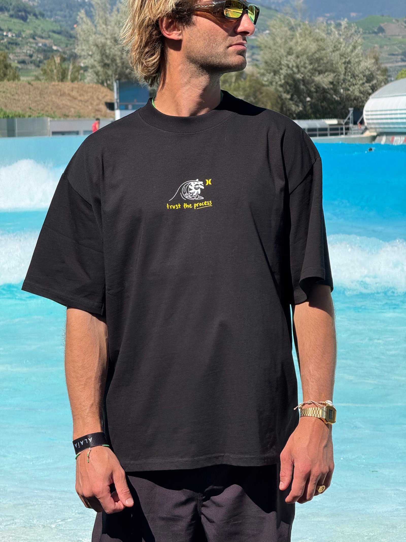 Hurley x Pat Burgener — Trust The Process Tee - Image 5