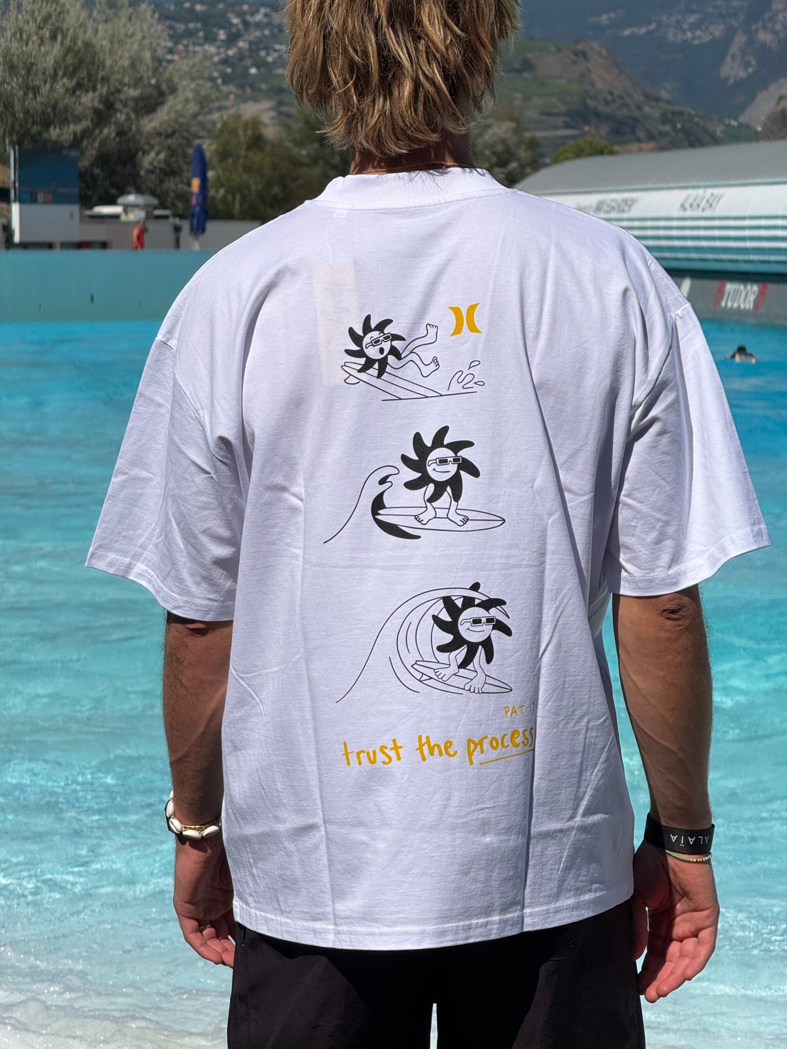 Hurley x Pat Burgener — Trust The Process Tee - Image 4